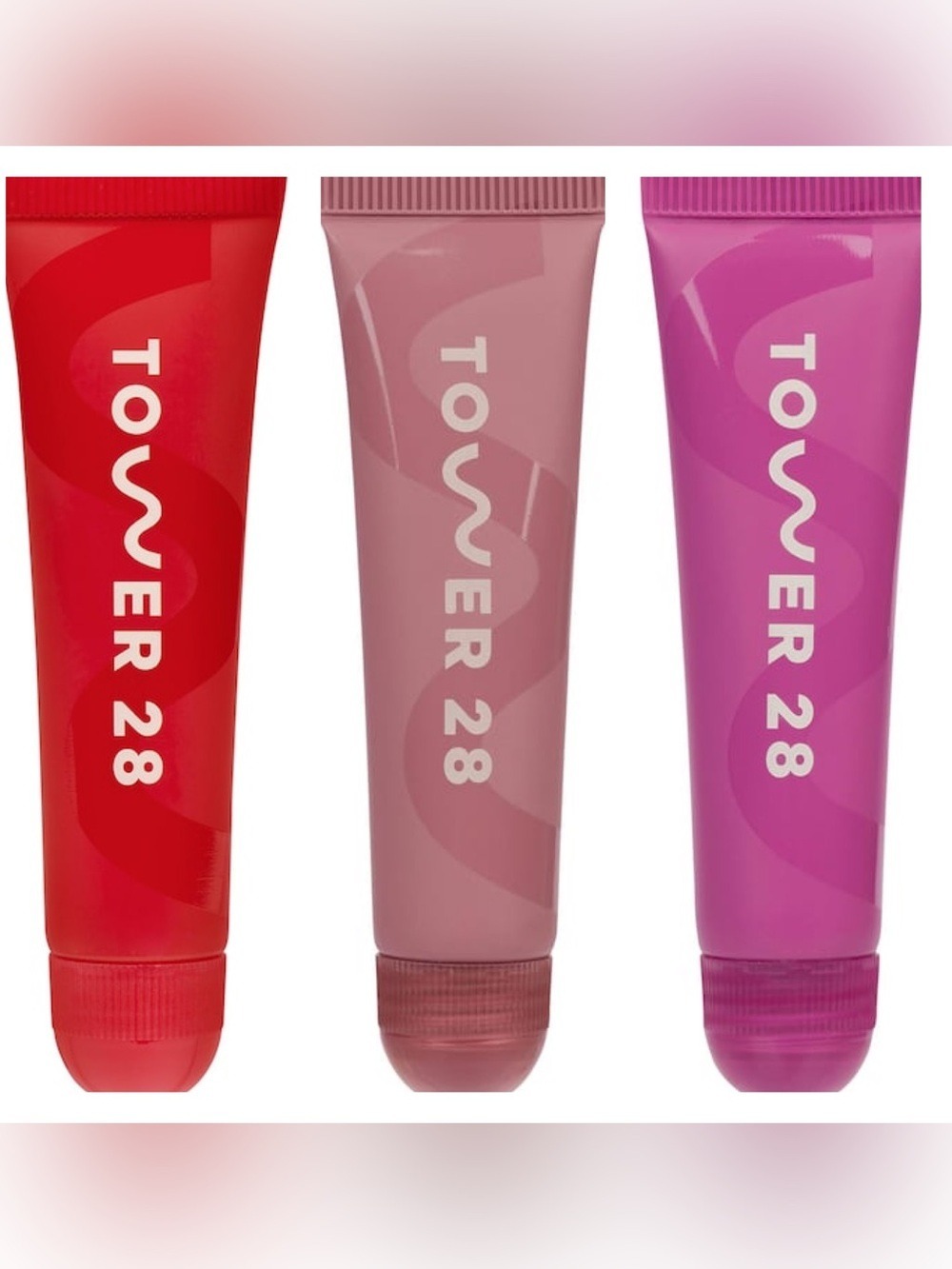 Tower 28 LipSoftie Hydrating Tinted Lip Treatment Balm X3